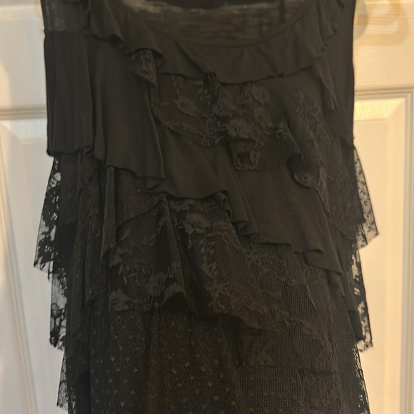 Eyeshadow Women's 3X Sleeveless Layered Blouse - Picture 4 of 5